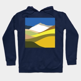 Colorful Salt Desert Mountains Hoodie